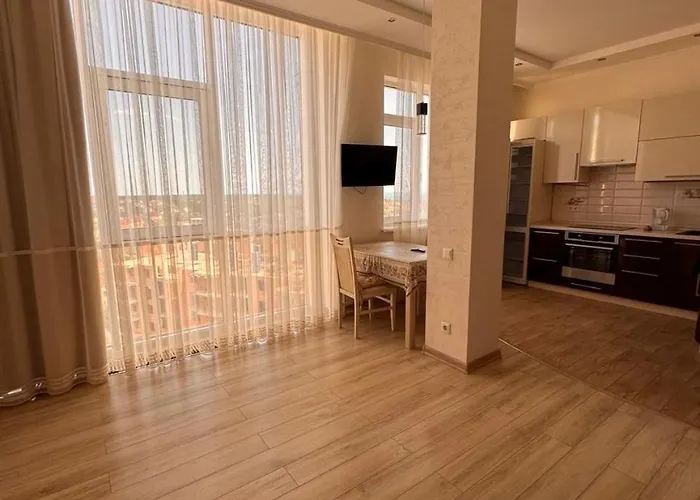 апартаменты-студия с видом на море жк Kadorr 10 жемчужина Appartement Odessa